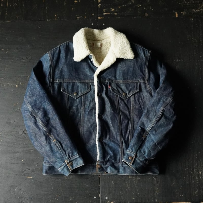 1970's Levi's 70542 0815 boa jacket　美品 70s] Levi's Boa Denim Jacket size: L Rare