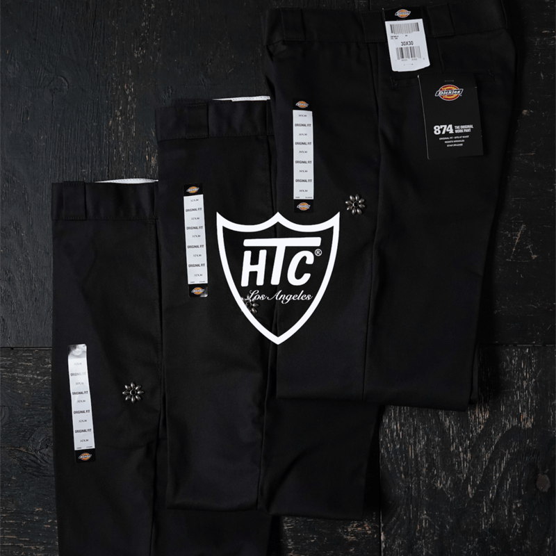 HTC× Dickies 874 黒Flower Stone Black メンズ HTC× Dickies 874 黒Flower Stone Black