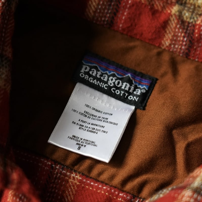 パタゴニア オーガニックコットンシャツ M ポルトガル 53371 Patagonia Organic Cotton Shirt (00s S made in P