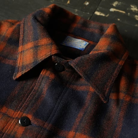 Pendleton Wool Shirt Jacket (70-80s M made in USA)
