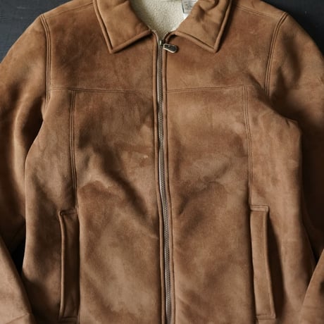 L.L. Bean Faux Mouton Zip Jacket (M)
