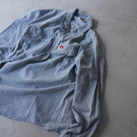 Ben Davis Half Zip Pullover Shirt - Cotton