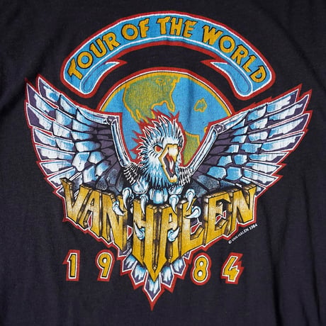 Van Halen Printed T-Shirt (80s L made in USA)