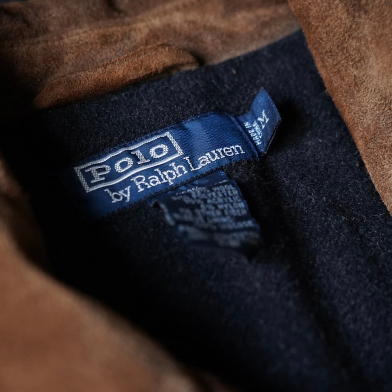 Polo By Ralph Lauren　フルジップ ジャケット　170サイズ Polo Ralph Lauren Suede Zip Jacket (90s M) | gl