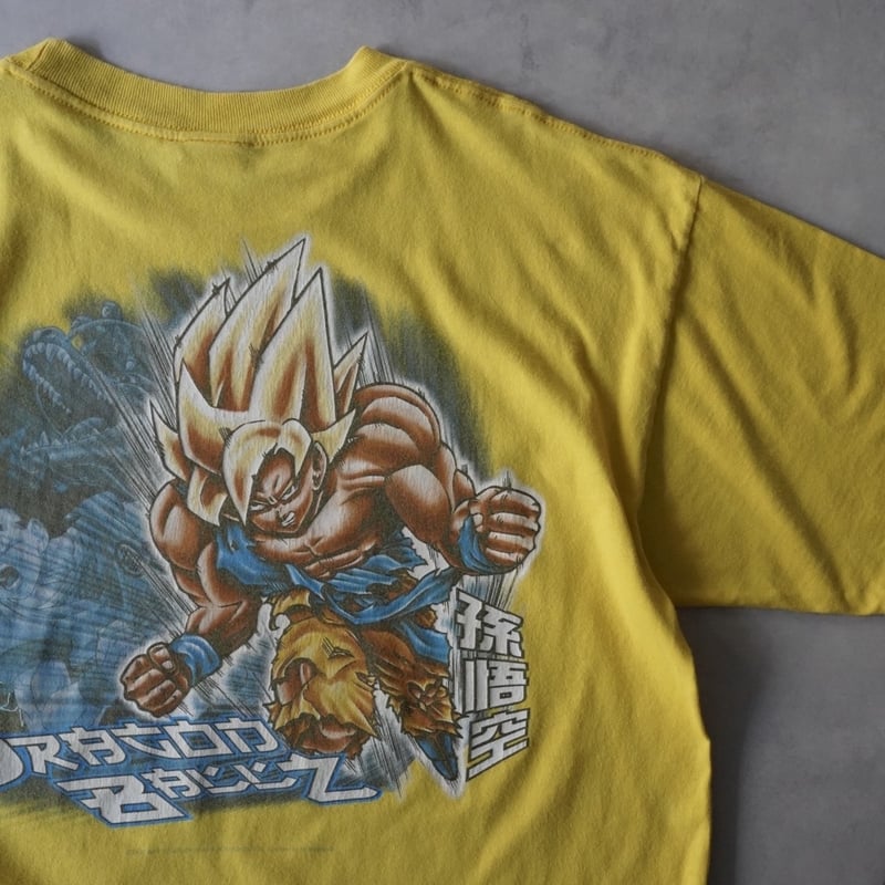 2001年 アメリカ企画 ドラゴンボール dragonball Ｔシャツ 超希少 どスペ 00sドラゴンボールZ USA 悟空 悟飯 悟天 アニメT