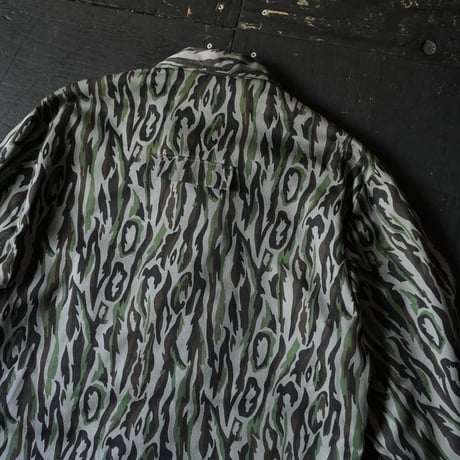 Woolrich Shadow Bark Camouflage Field Shirt Jacket (80s M made in USA)