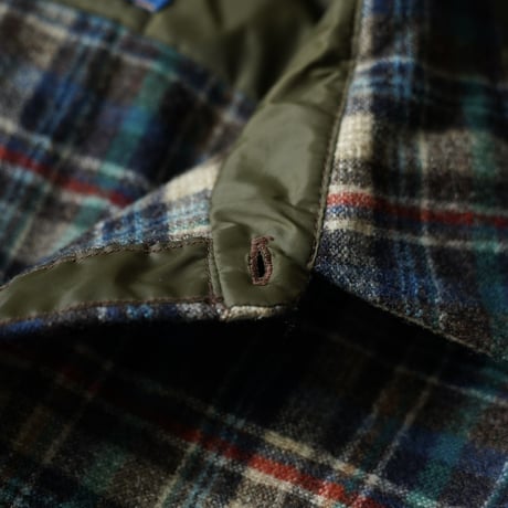 Pendleton Wool Shadow Plaid Shirt (70s L made in USA)