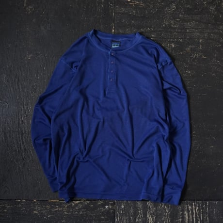 Patagonia Capilene Henley Neck T(90s L made in USA)