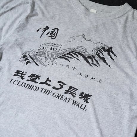 The Great Wall Printed T-shirt (80-90s about L)