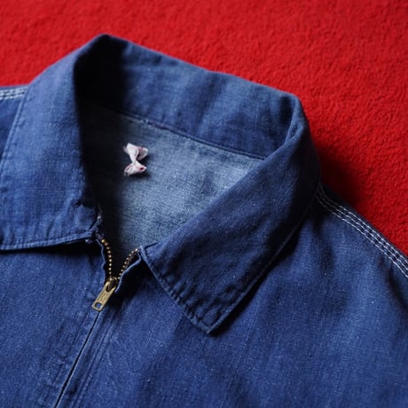 [special] 50s Vintage Denim Zip Work Jacket