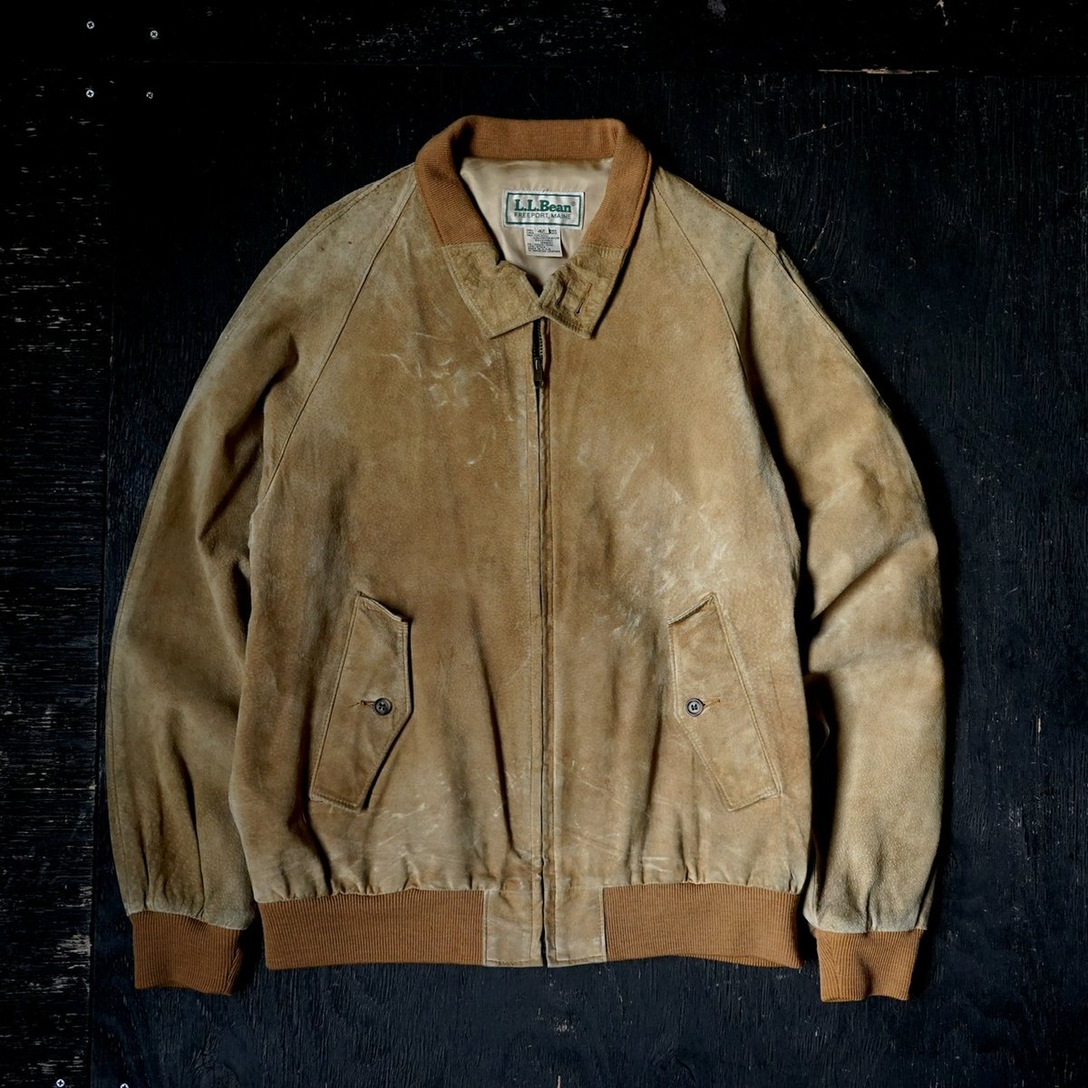 L.L. bean Type G-9 Suede Jacket | globule mag.