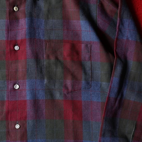 60-70s Mcgregor Plaid Button Down Shirt