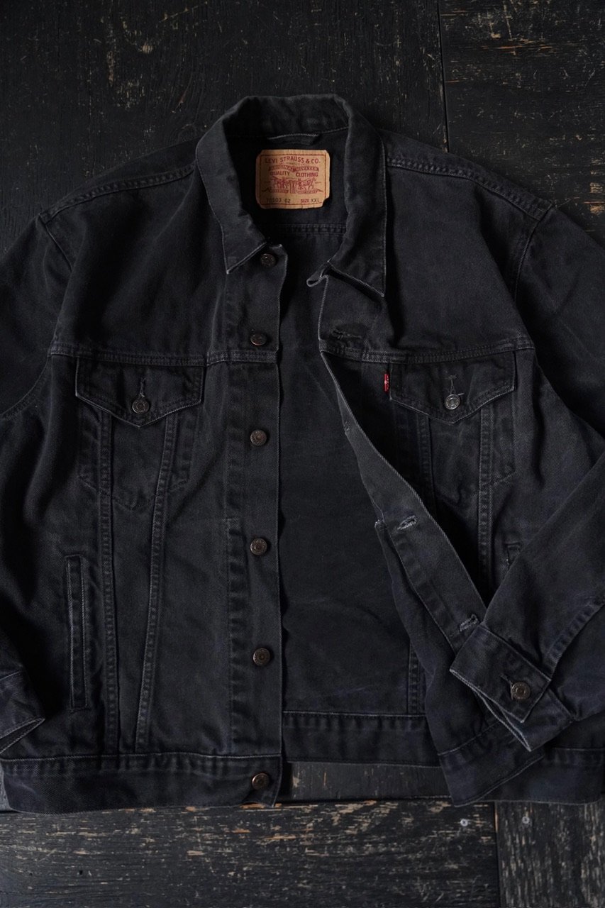 Levi's 70503 Black Denim Jacket (00s XXL Euro M