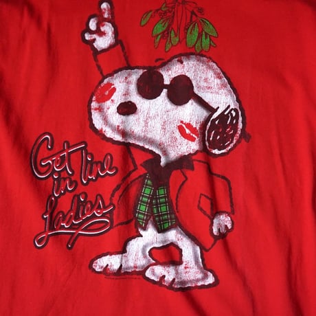 Snoopy Print T-Shirt (00s XL)