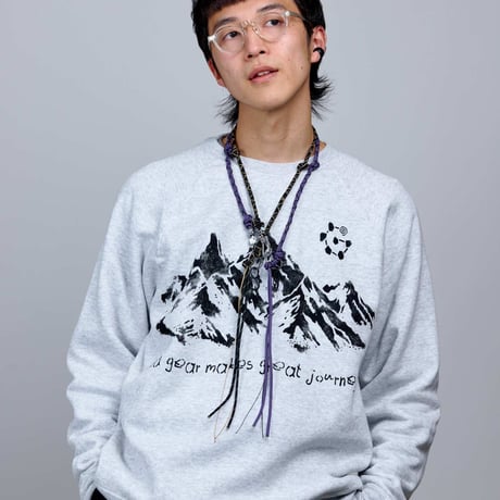 globule mag. × B:TOGETHER Necklace / Purple × Black
