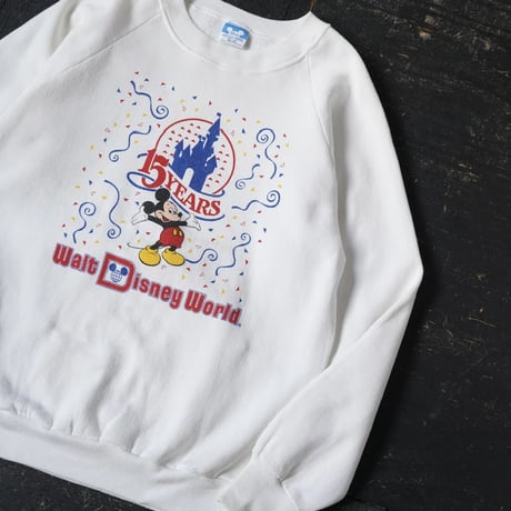 Disney Printed Crew Sweat (80s M made in USA)