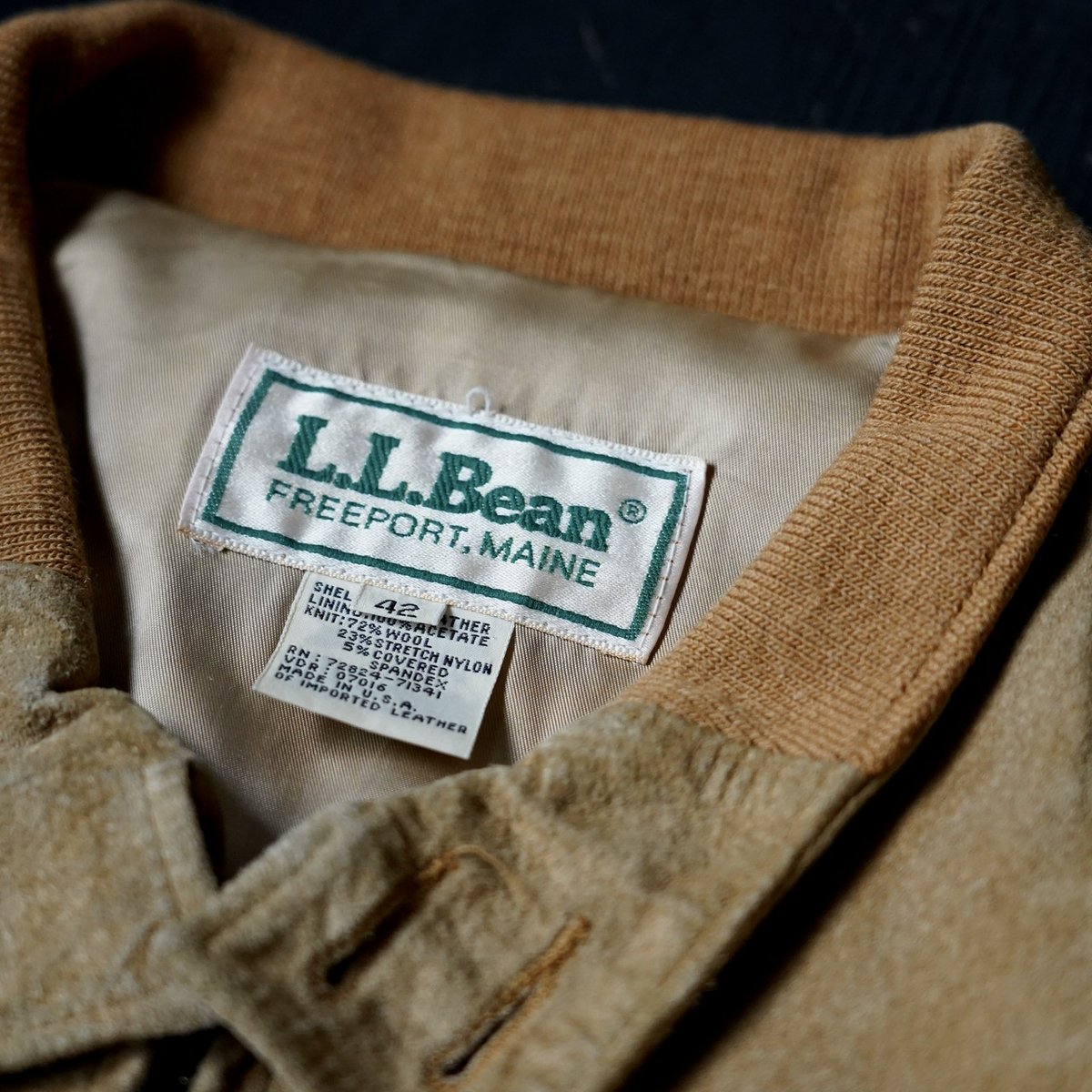 L.L. bean Type G-9 Suede Jacket | globule mag.