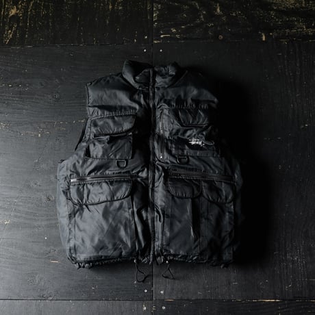 【special】Stussy Reversible Down Vest (90s  L Black)