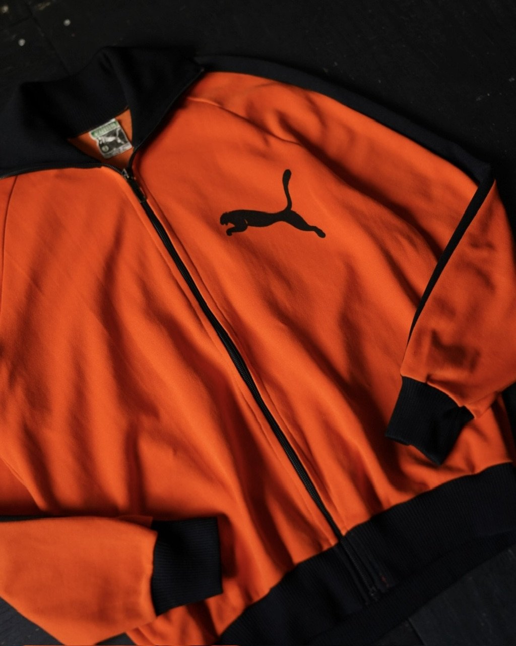 希少 70s 西ドイツ製 目付き プーマ トラックジャケット 日本規格Mサイズ Puma Track Jacket （70s M made in Germany 目付き） |