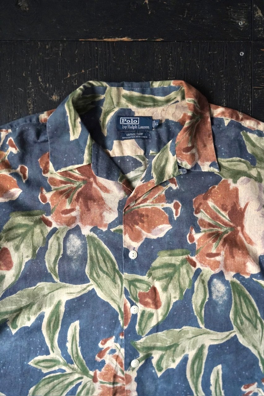 Polo Ralph Lauren　オープンカラーシャツVintage Camp Ralph Lauren 'Vintage Camp' Open Collar Shirt (