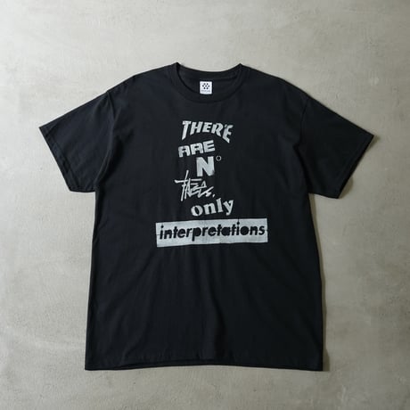 Yoshinori Kato × globule mag. Dual Hand Printed T-Shirt / No Facts