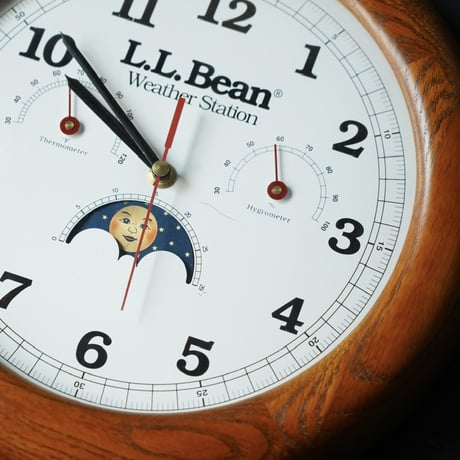 L.L.Bean Bean's Weather Station Clock