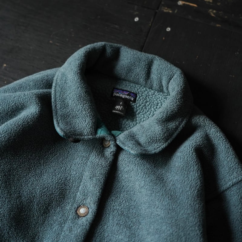 激レア patagonia shearling coat green フェード 激レア