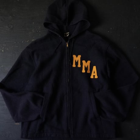 Champion Melton Wool Zip Hoody (50s L made in USA)