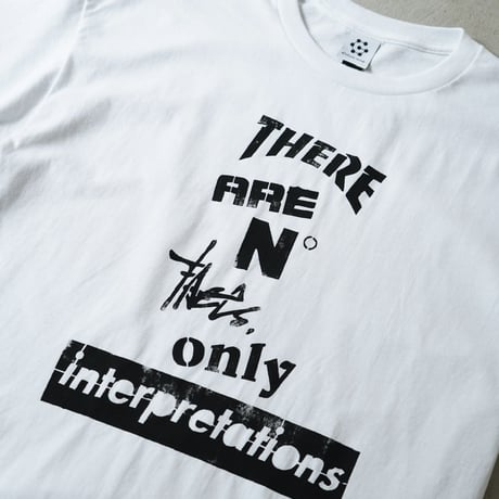 Yoshinori Kato × globule mag. Dual Hand Printed T-Shirt / No Facts