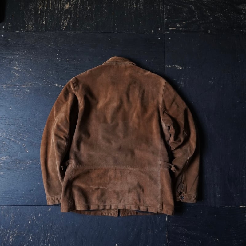 最終値下げ希少POLO RALPH LAUREN 山羊スエードジャケット M org.jpg