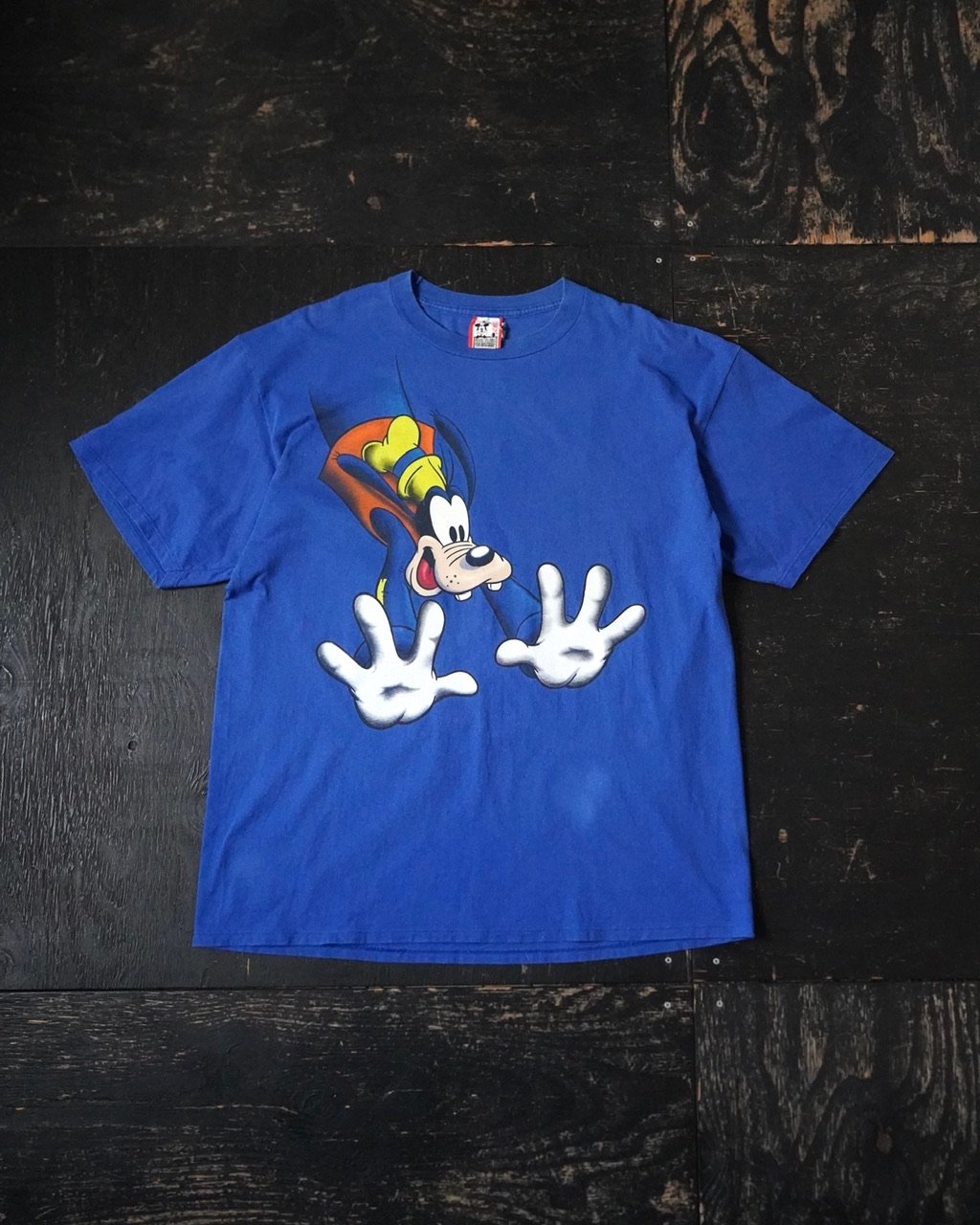 グーフィー90cm☆レア ☆ お値下げ可能です(*^^*) Disney Goofy Print T-Shirt (90s about XL made i