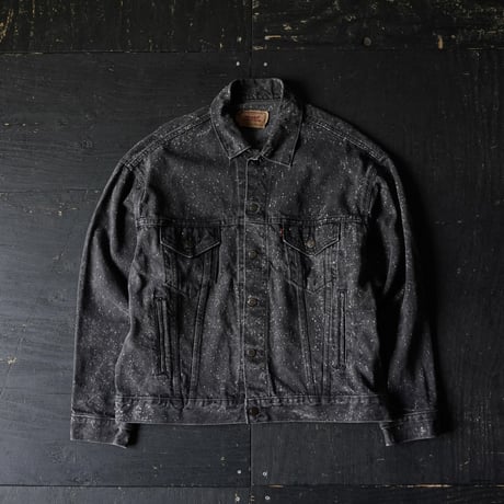 【Special】Levi's Galactic Wash Black Denim Jacket 70507-0260 (80s L made in USA)