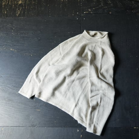 J.Crew Linen Cotton Roll Neck Sweater（90s L 巨人タグ）