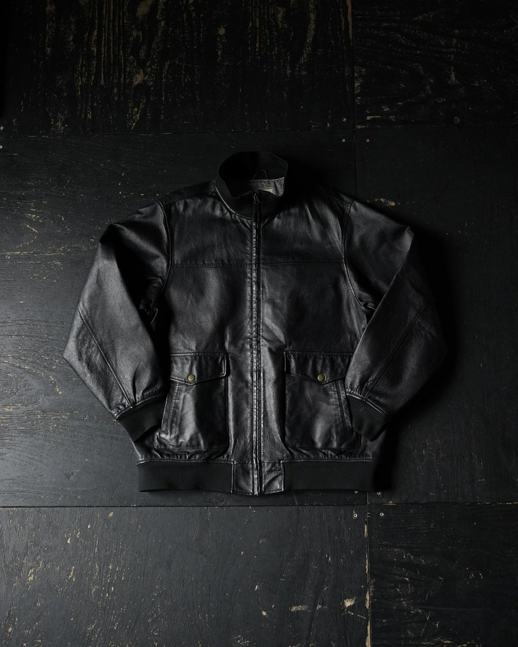 ジャケット・アウター vintage Italia lambleather jacket A-2 XL ジャケット・アウター vintage Italia lambleather jacket A-2