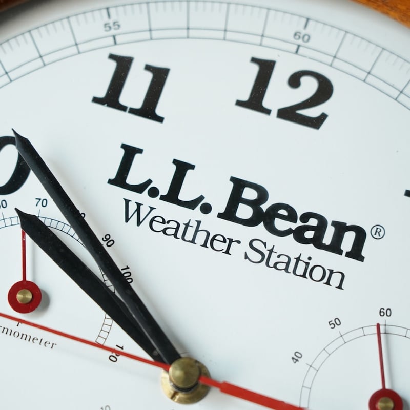 L.L.Bean Bean's Weather Station Clock | globule