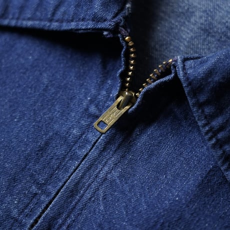 [special] 50s Vintage Denim Zip Work Jacket