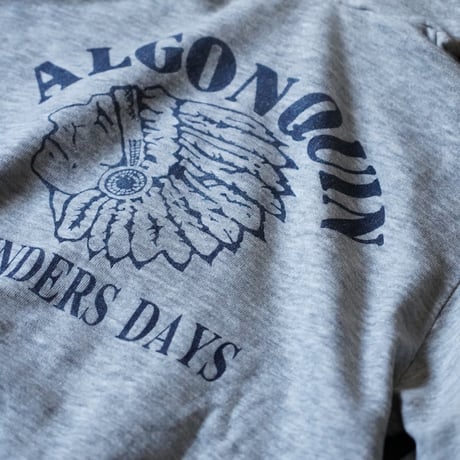 Printed Zip Hoody (60s about L good print)
