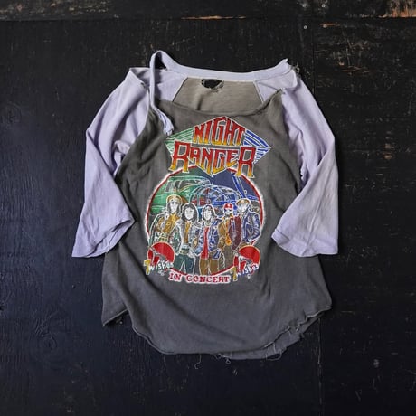 Night Ranger Printed Raglan T (80s about SM)
