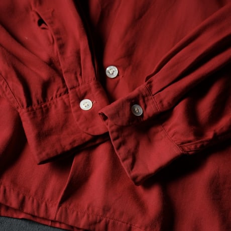 Arrow Rayon Gabadine Shirt (50-60s made in USA 極上)