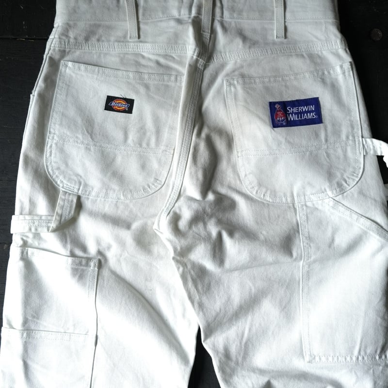 00s Dickies SHERWIN WILLIAMS 白 ペインターパンツ 00's Sherwin Williams × Dickies ペインターパンツ