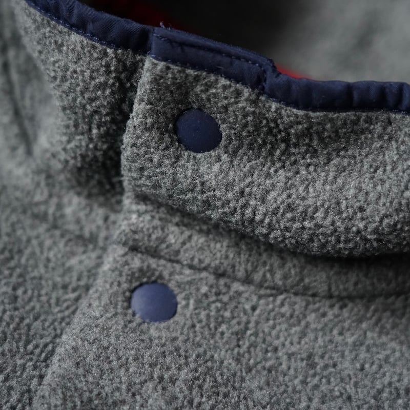 T*A様 Patagonia Synchilla SnapT グレー×ネイビー Patagonia Fleece Synchilla Snap-T - grey (nickel w/navy blue)