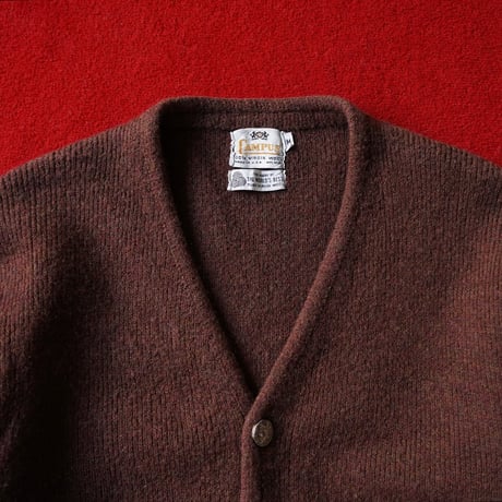 60s Campus Virgin Wool Cardigan