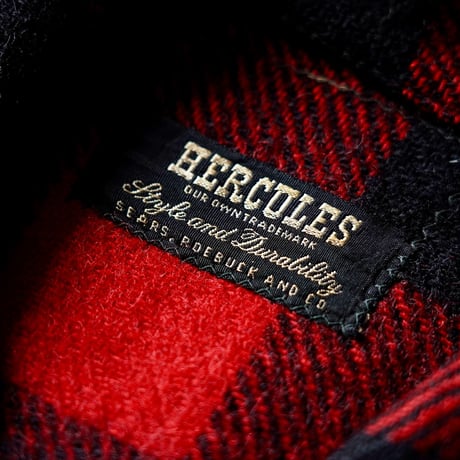 40-50s Hercules Buffalo Plaid Wool Jacket