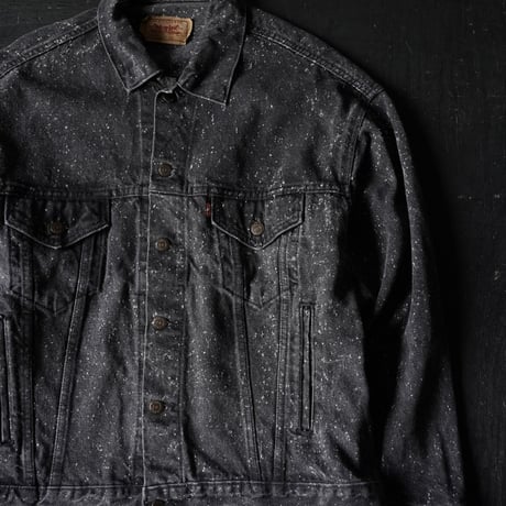 【Special】Levi's Galactic Wash Black Denim Jacket 70507-0260 (80s L made in USA)