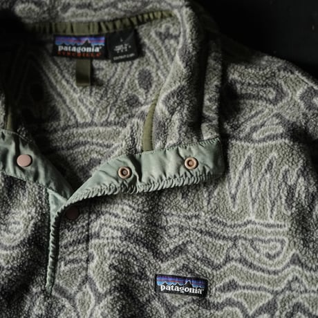[special] Patagonia Lightweight Synchilla Snap T "Switchback" (90s L made in USA)