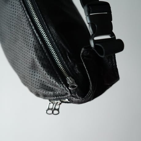 Willow Pants R-015 Waist Bag - Silver Leather / Punching Leather