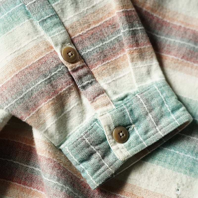 Patagonia Sunny Stripe Flannel Shirt (90s XL ma