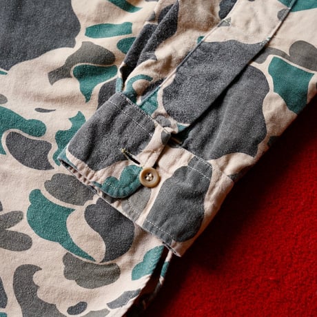 80s L.L. Bean Hunter Camo Printed Long Shirt