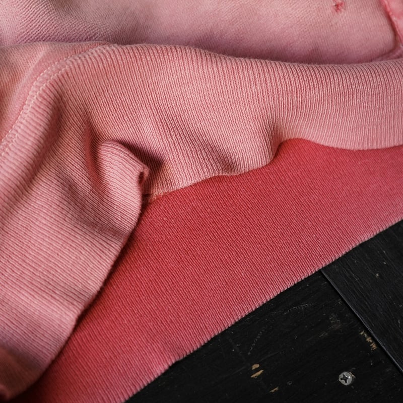 60~70s vintage sweat ピンク フェード Vintage Sweat Hoody (60-70s about M Fade&Boro)