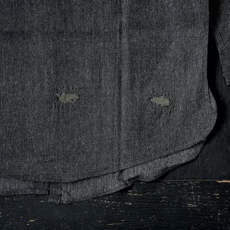 Hercules Black Chambray Work Shirt（Dead Stock）